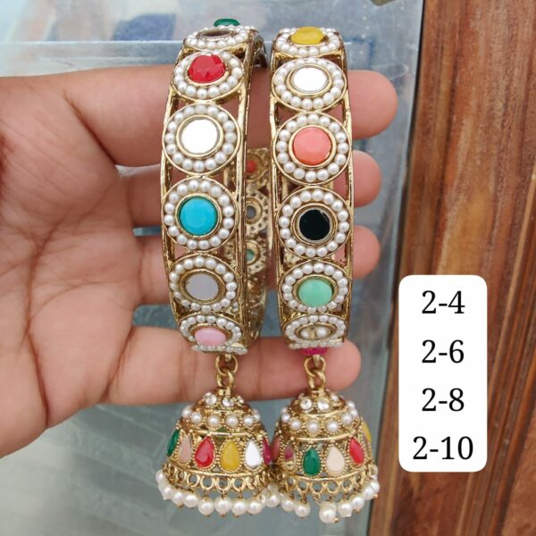 Latkan jhumkie bangles
