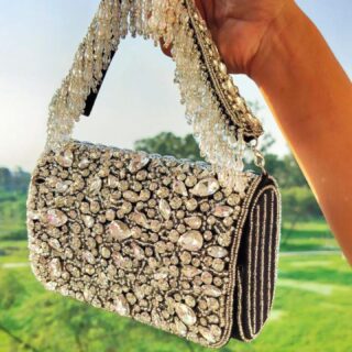 Bridal Flap Bag With Handle