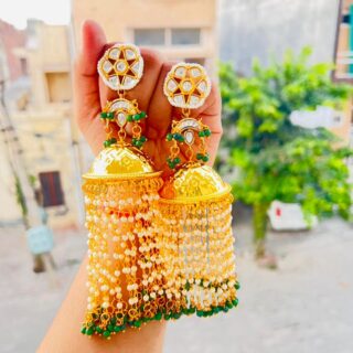Kundan Long Latkan Jhumka