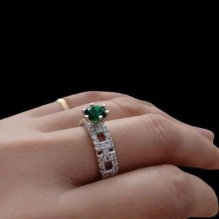 Adjustable Stone Ring