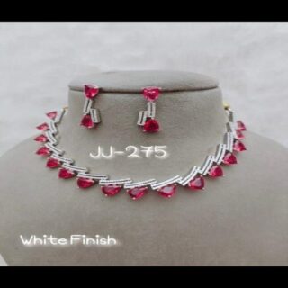 American diamond neckline