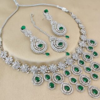 Beautiful diamond necklace combo
