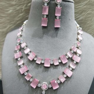 Beautiful diamond neckline
