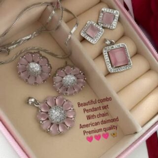 American Diamond Pendant set