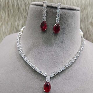 American diamond necklace