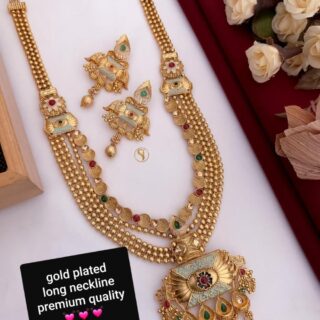 Beautiful long neckline
