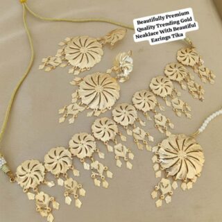 Gold plated necklace combo