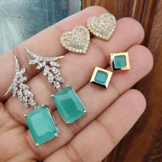 Diamond earrings combo