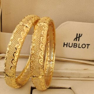 Gold plated daily wear bangles
