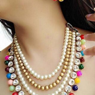 Beautiful Kundan nacklace,earrings combo