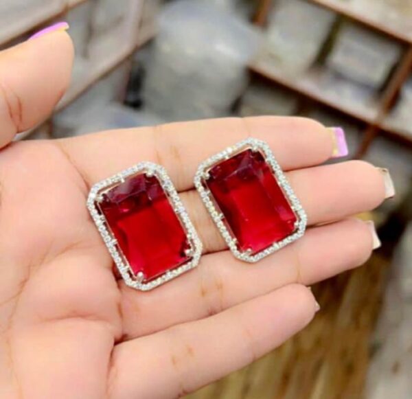 American diamond earrings