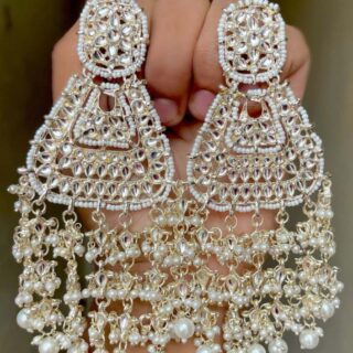 Kundan hina khan earrings