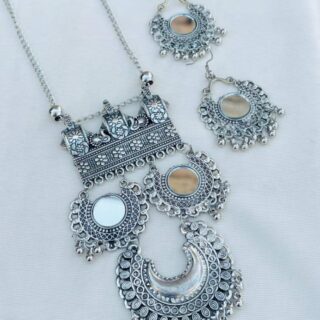 Beautiful Premium Quality Oxodized Necklace with Earring set
