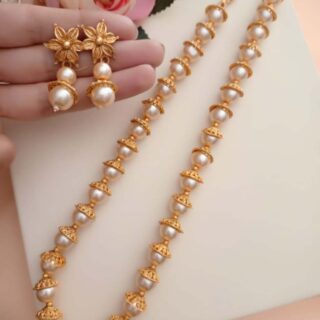 Long Mala with Earrings