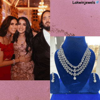 Shloka mehta viral look ad diamond set