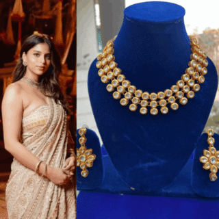 Suhana khan celina nacklace set