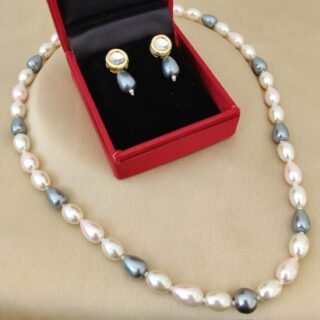 Pearl Necklace With Earings