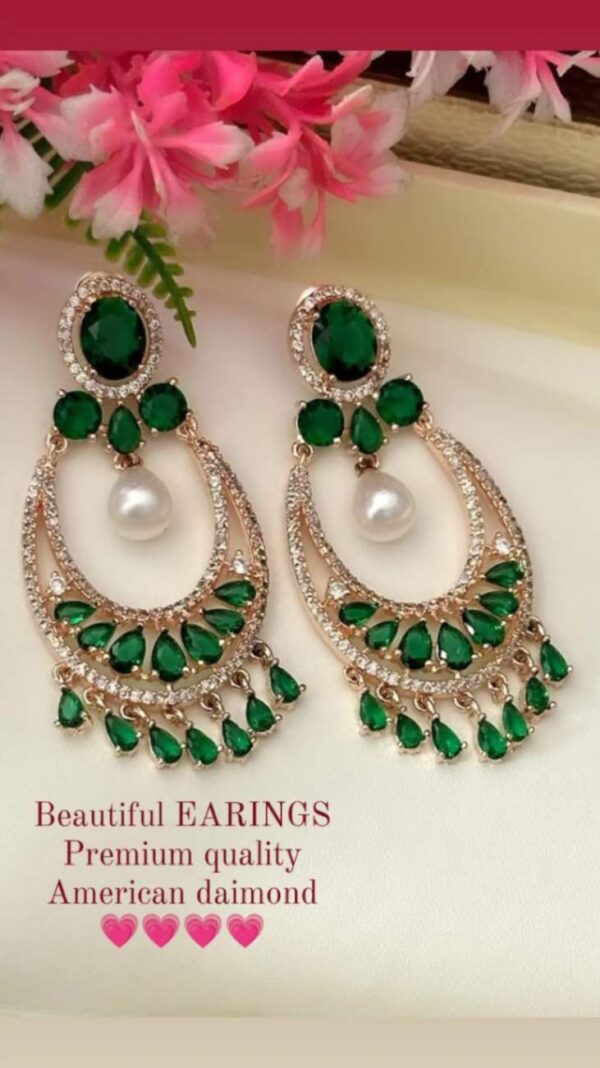 American diamond earrings