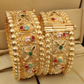 Polkey bangle 2 Pcs Screw Openable