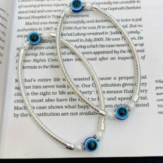 Oxidised Silver Payal Pair