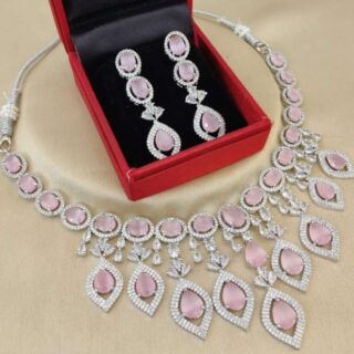 Diamond Necklace With Earings