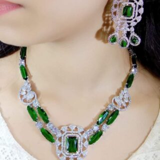 Diamond Necklace With Earings