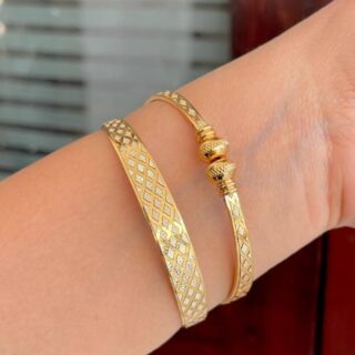 Openable Gold Plated Daily Wear Bangle's