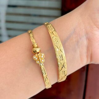 Openable Gold Plated Daily Wear Bangle's