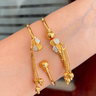 Openable Gold Plated Daily Wear Bangle's