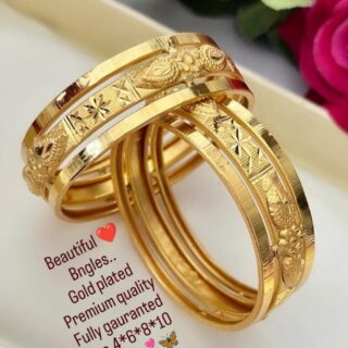 Gold Plated Bangles