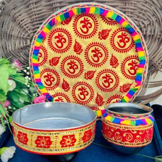 Karwa Chauth Thali With Channi And lota