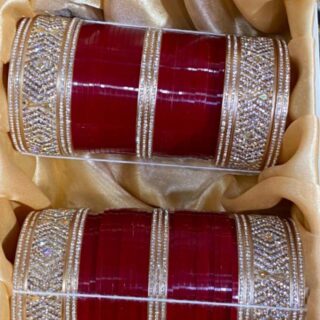 American Diamond Bridal Chura  Customize in any color