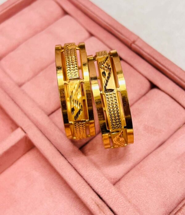 Gold Look Bangles - Image 2